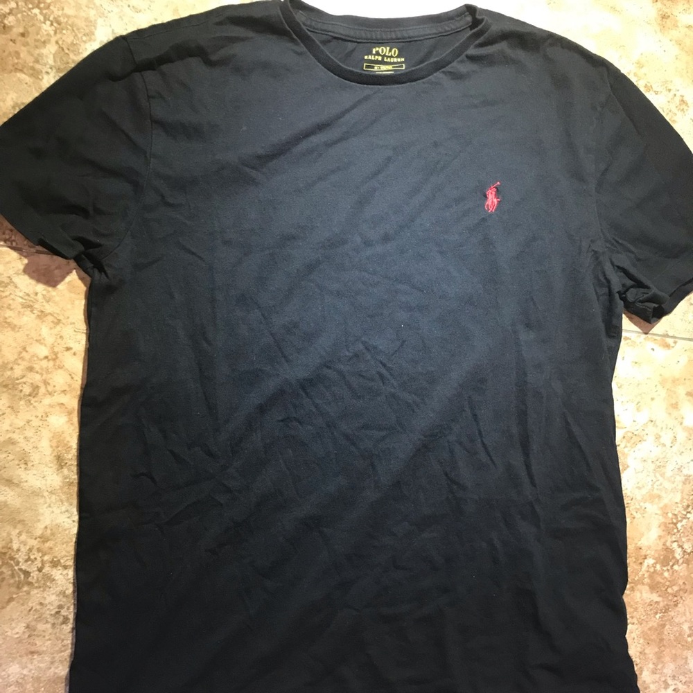 Black Polo Crew Neck